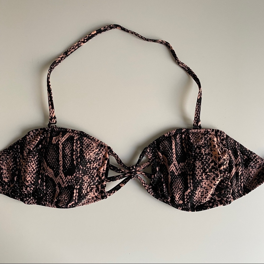 Billabong Snake Skin Pattern Bikini Top